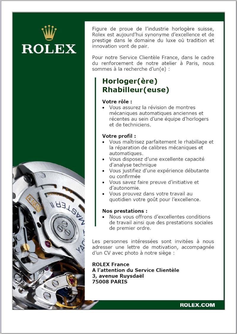 Featured image of post Lettre De Motivation Rolex Les 25 meilleurs mod les et conseils pour n importe quel job