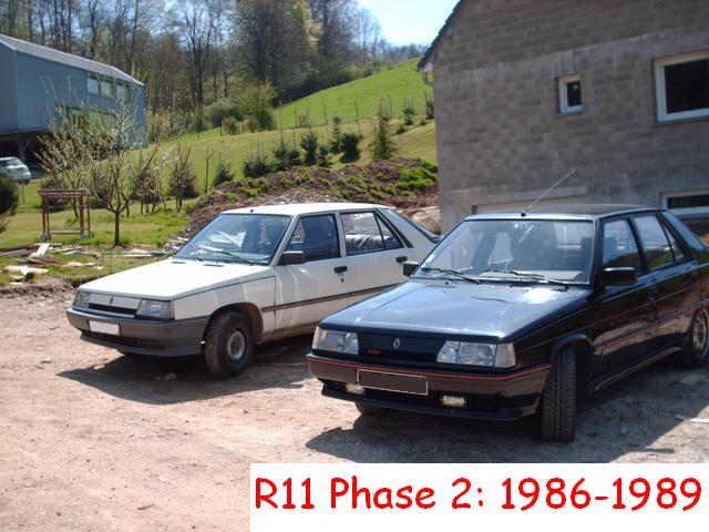 Renault 11 phase 2 19861989 Renault 19 19811992 