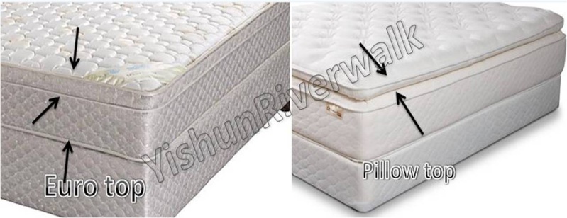 plush mattress vs pillow euro top