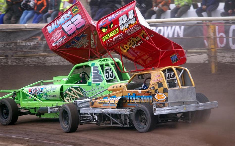 BriSCA F1 Stock Cars At Sheffield Stadium